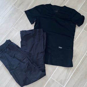 Black Cherokee scrub set